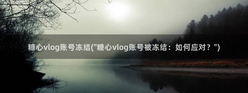 糖心vlog黄旧版