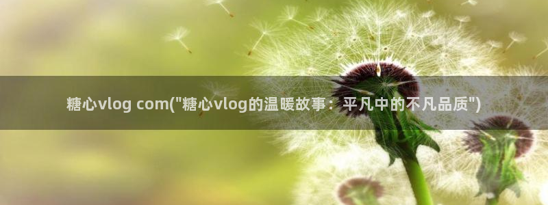 鸡教练vlog糖心