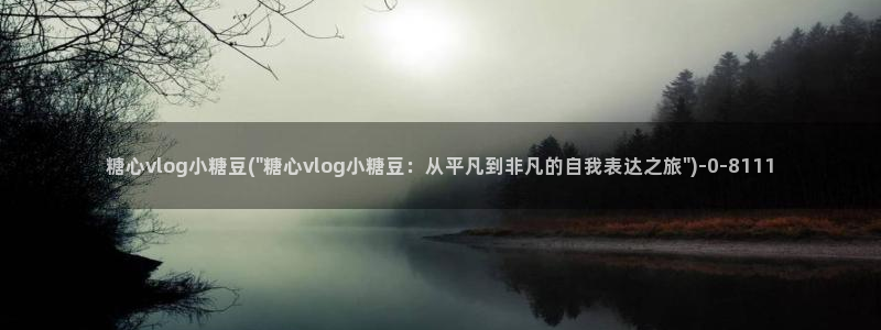 糖心vlog推广码